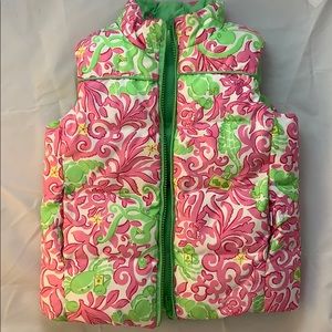 Girls Lilly Pulitzer reversible vest